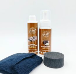 kit pulizia e manutenzione borse e scarpe